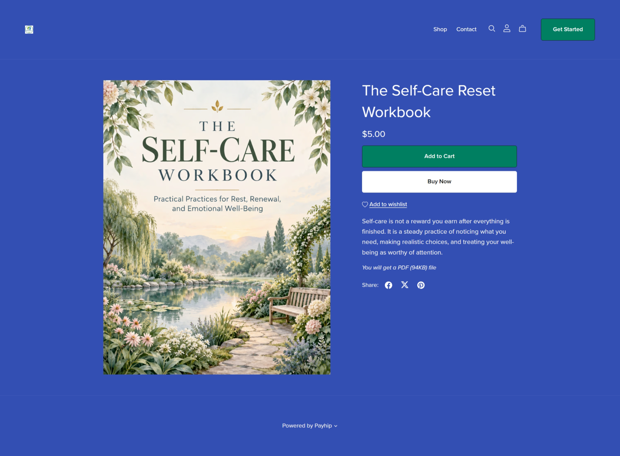 The Self-Care Reset Workbook